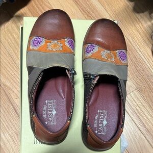 L'ATISTE Multicolor Floral Slip-On Flats